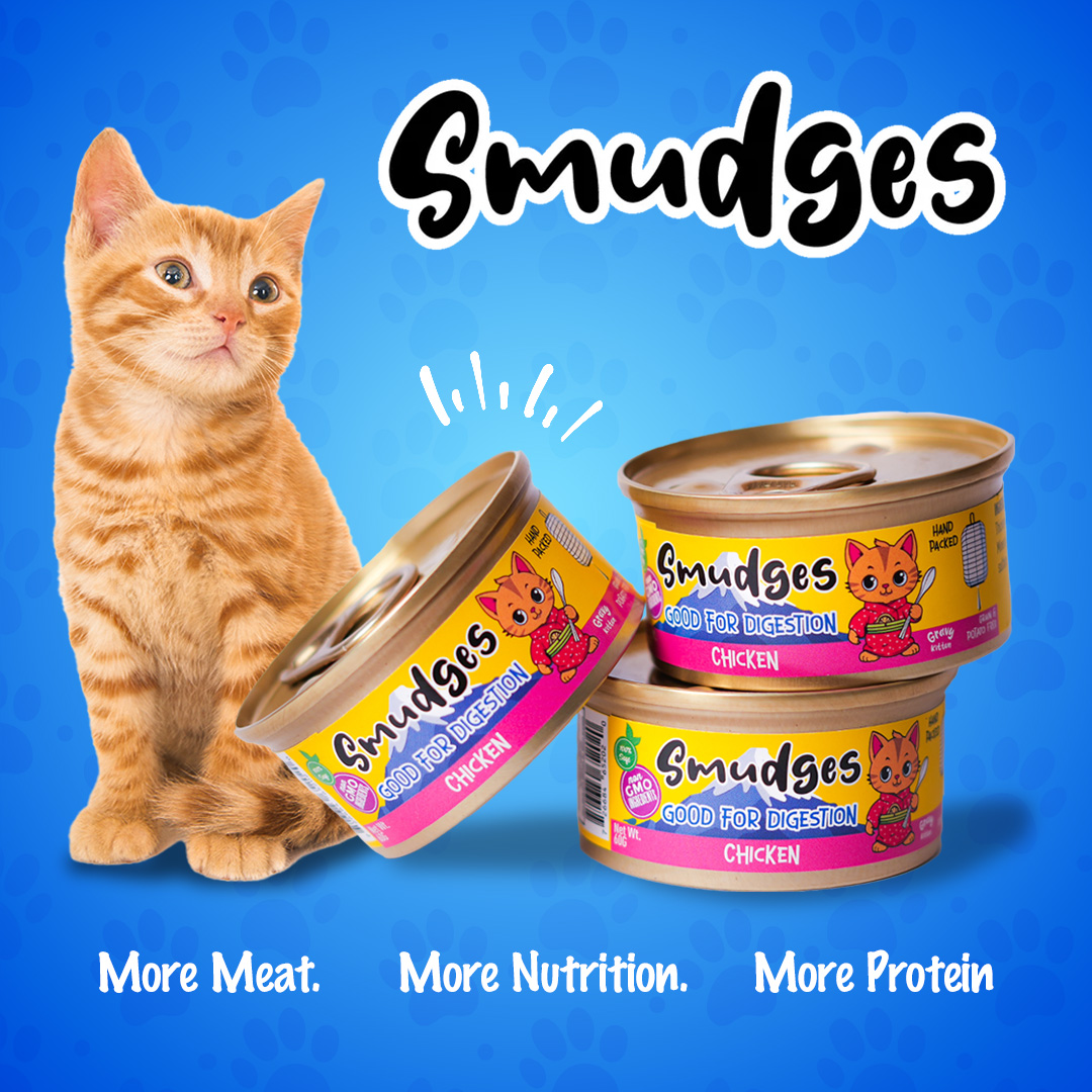 Smudges Adult Cat Tuna with White Fish in Gravy 80g Pack of 12