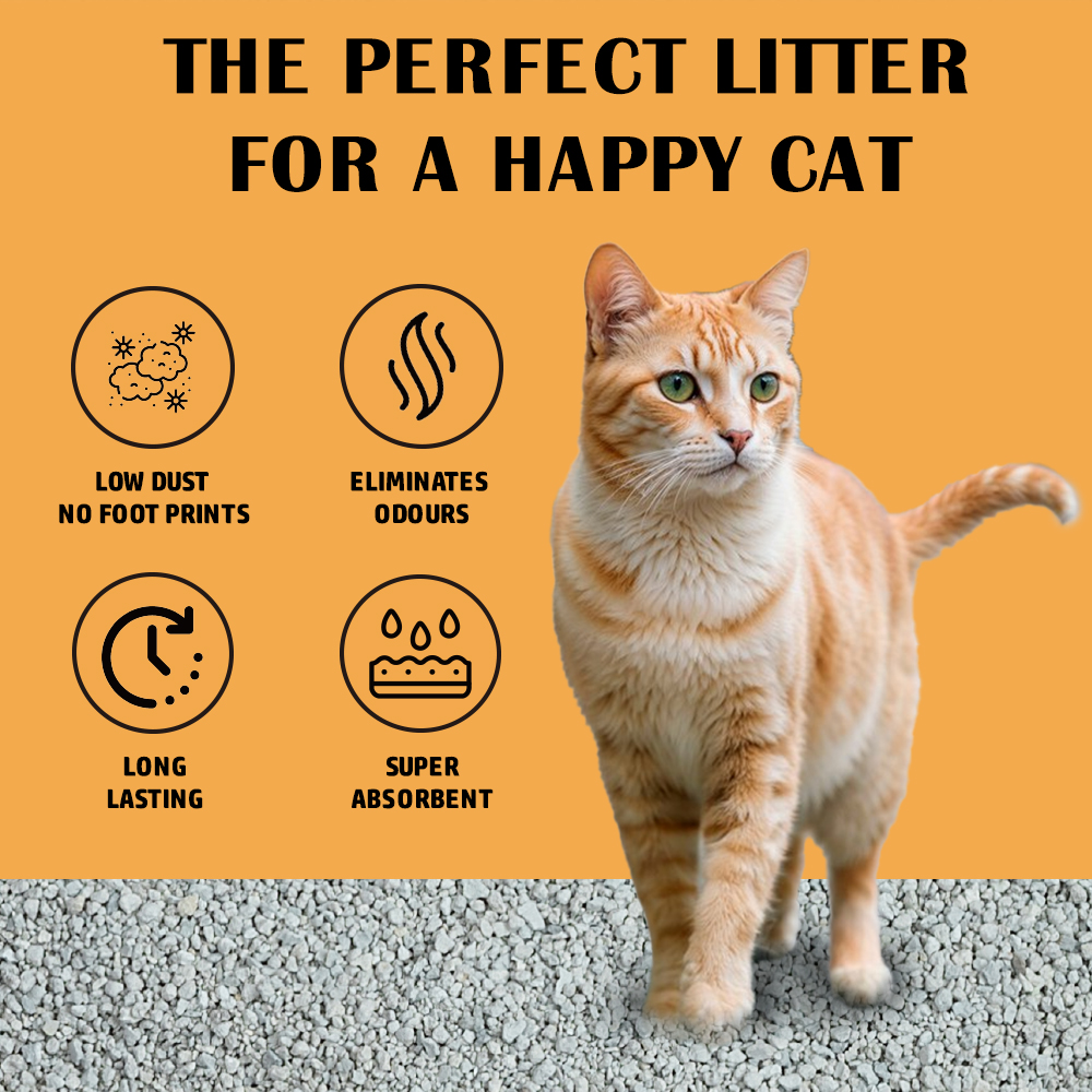 Smudges Eco cat Bentonite Clumping Cat Litter 20 Kgs- Cherry Blossom Scented