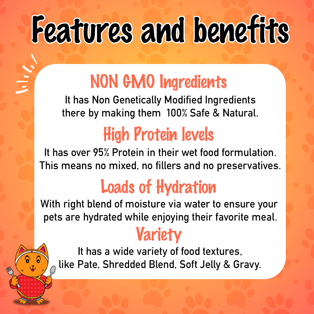 Smudges Kitten Chicken Shredded in Gravy 60g Pack of 12