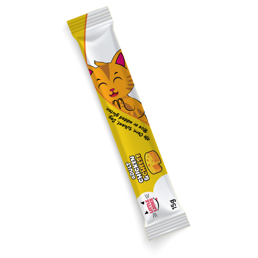 Smudges Little Licks Chicken & Cheese Creamy Bisque Treats for Adult Cat 4 x 15g- Pack of 12