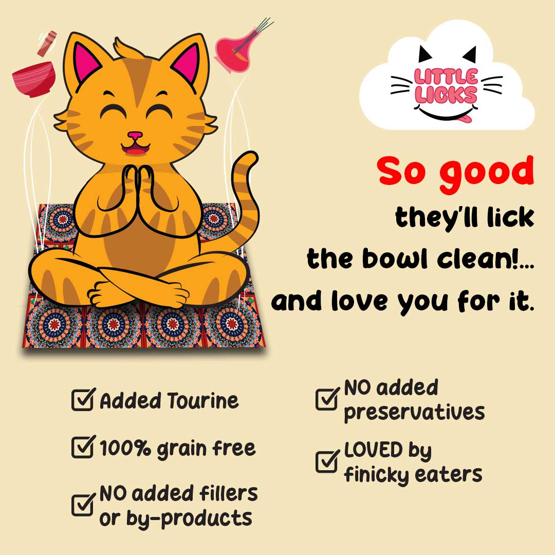Smudges Little Licks Tuna Creamy Bisque Treats for Adult Cat 4 x 15g- Pack of 12