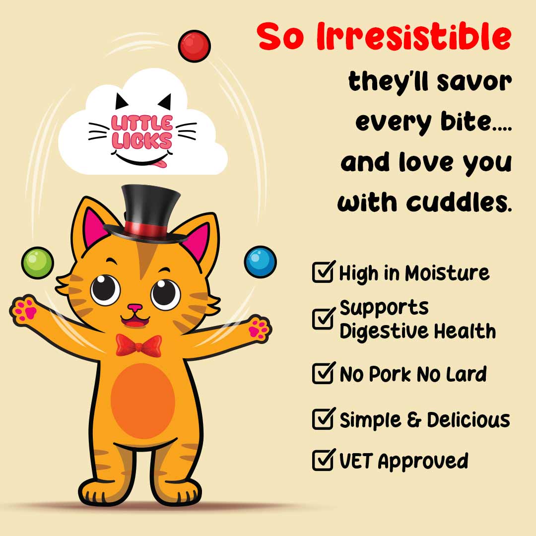 Smudges Little Licks Tuna Creamy Bisque Treats for Adult Cat 4 x 15g- Pack of 12