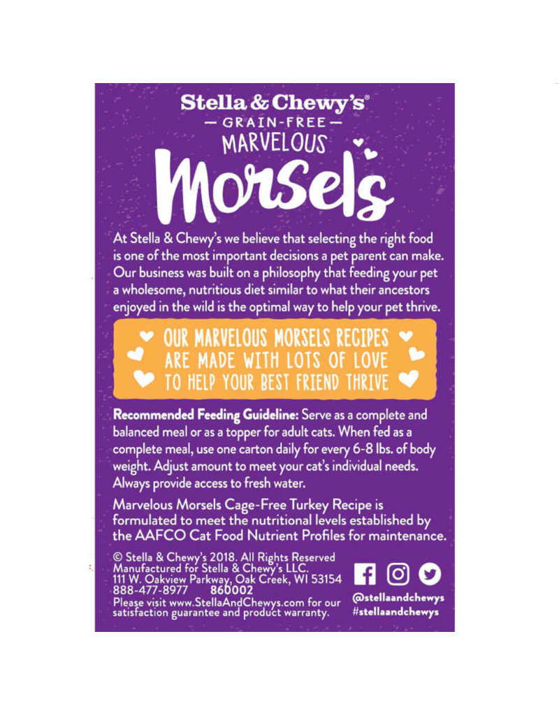 Stella & Chewy's Marvelous Morsels - Cage Free Turkey Recipe - 5.5 oz