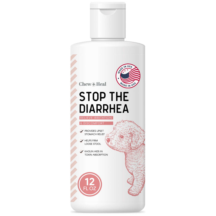 Chew & Heal - Stop The Diarrhea Liquid Digestive Aid for Dogs - 250gm