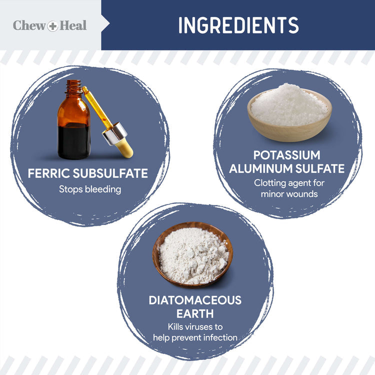 Chew & Heal - Styptic Powder Dog Treatment - 250gm