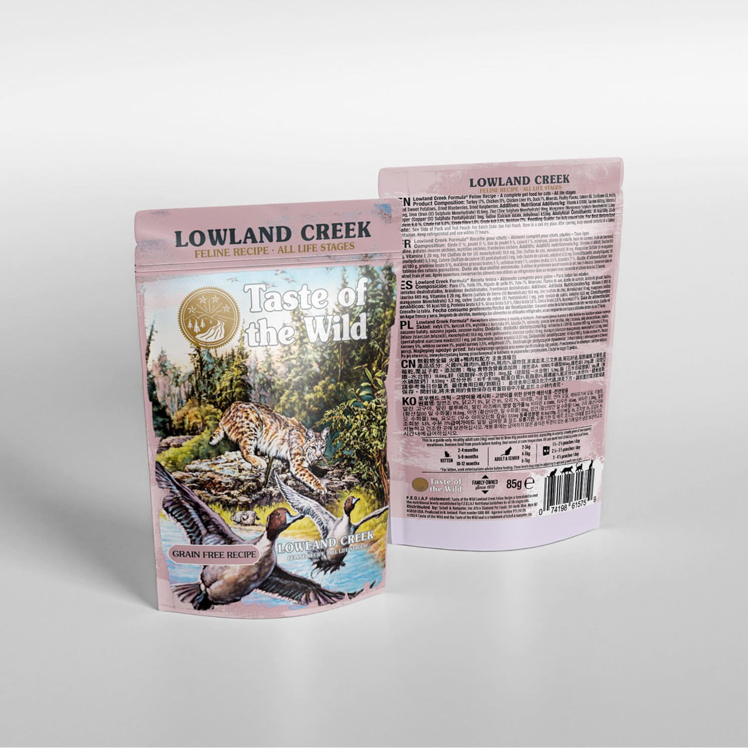 Taste of the Wild Lowland Creek Cat Pouch Chunks in Gravy - 85g