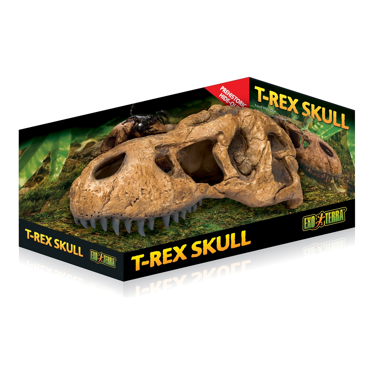 Terrarium Decor - T-Rex Skull