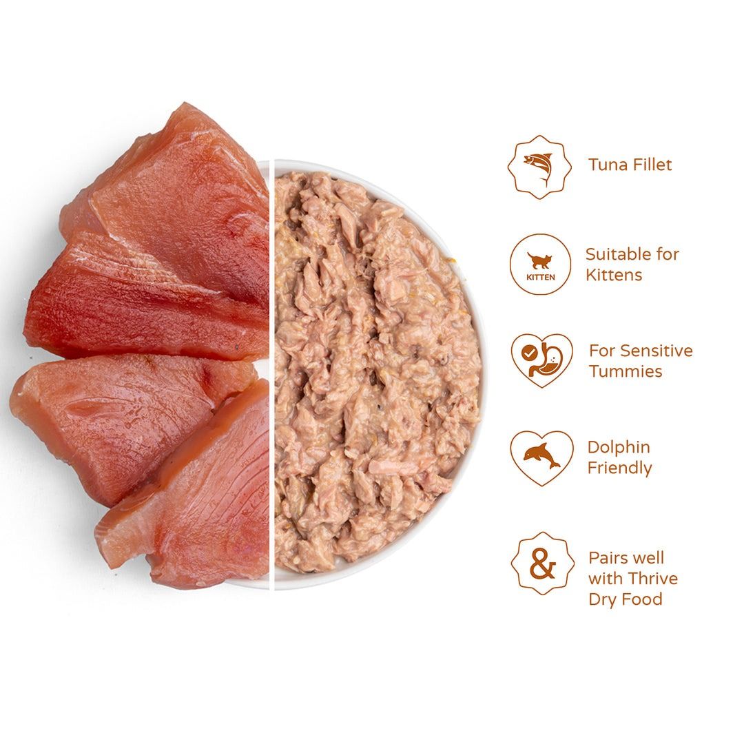 Thrive Tuna Fillet Kitten Wet Food 75g