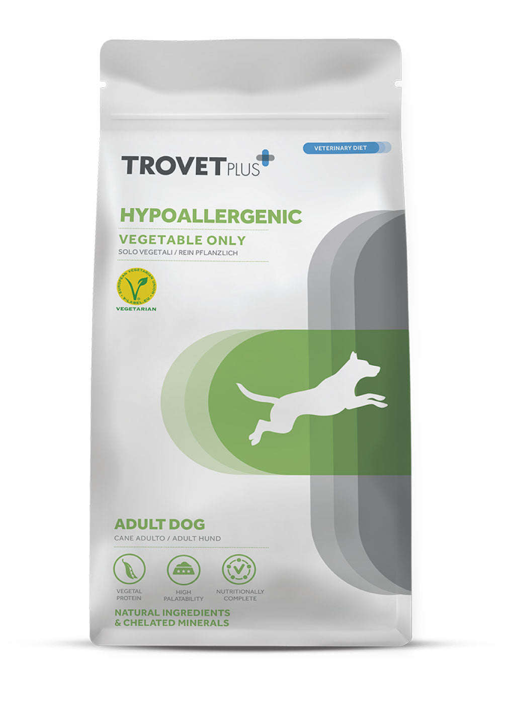 Trovet Plus Adult Dog Hypoallergenic Vegetable Only Dry Food 3 Kg
