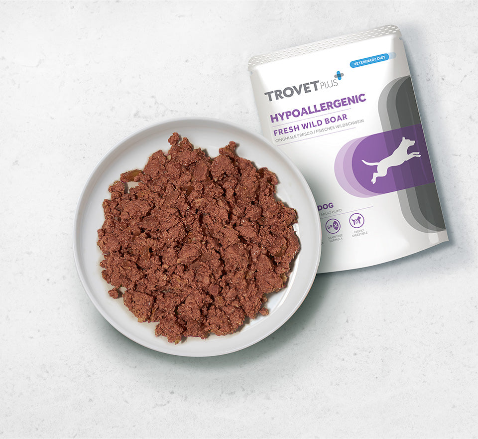 Trovet Plus Pouch Dog Hypoallergenic Wild Boar Veterinary Diets Wet Food 300g