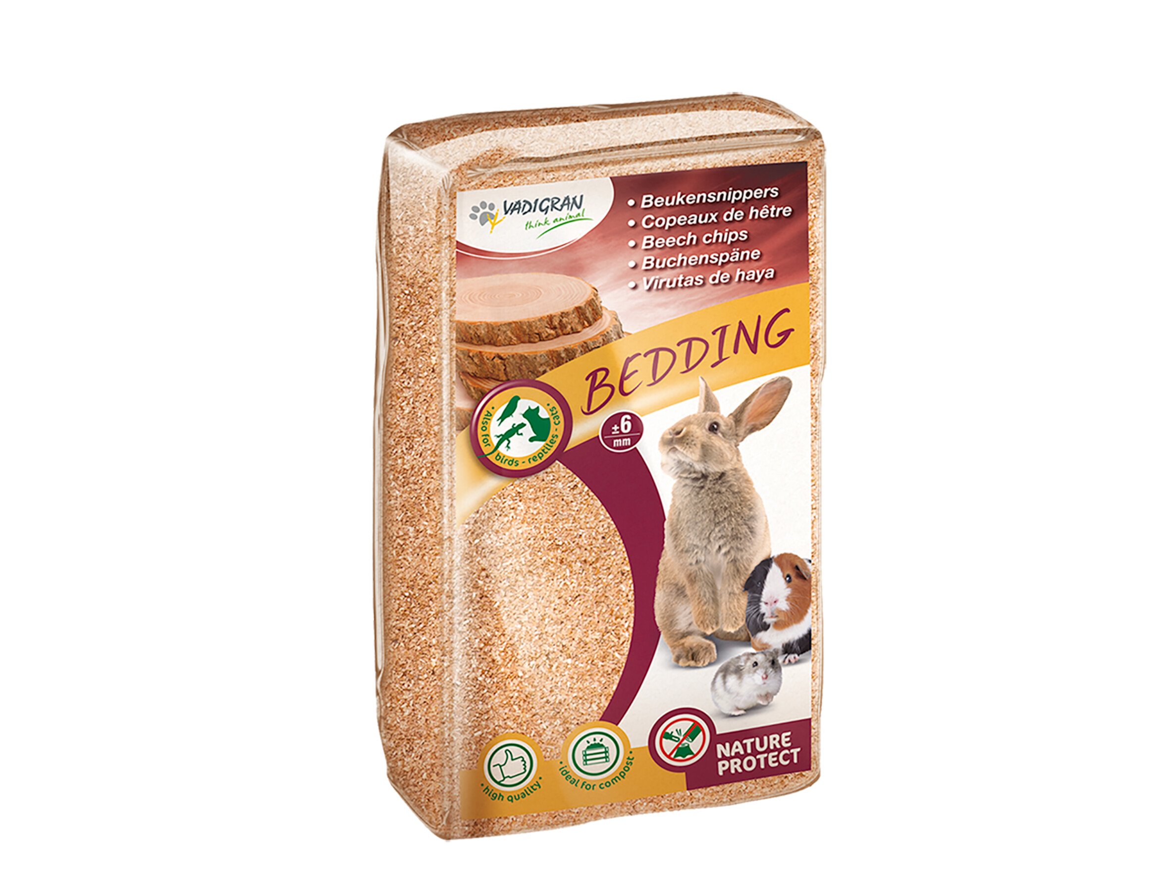 Vadigran Beech Chips Bedding 6 mm (5 kg - 20 L)