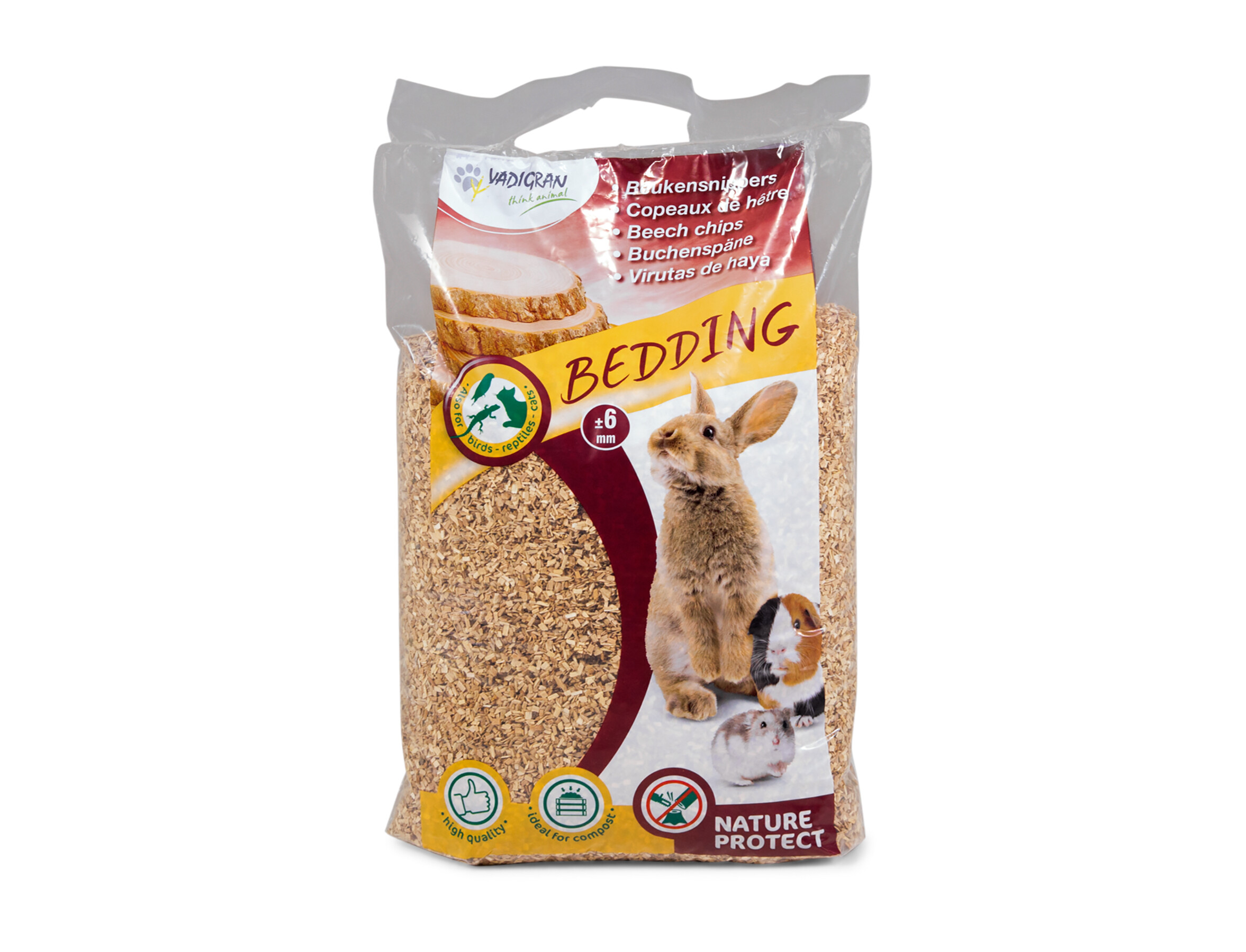 Vadigran Beech Chips Bedding 6 mm (5 kg - 20 L)