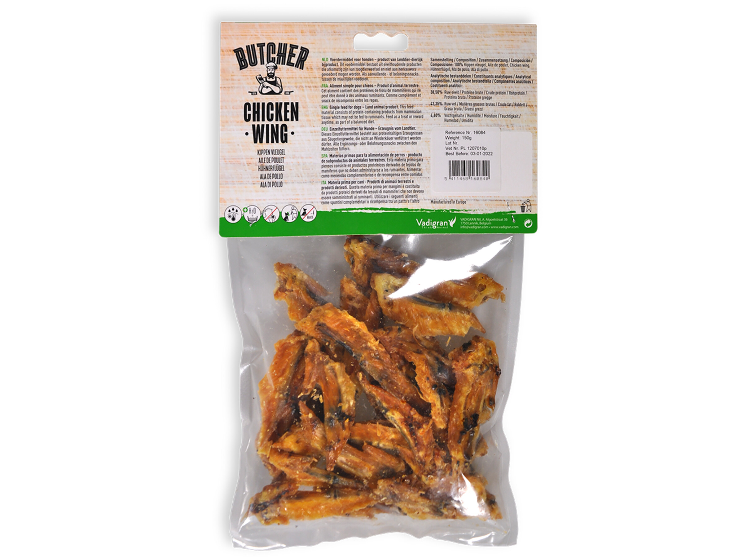 Vadigran Chicken Wing Dog Chew (150 g)