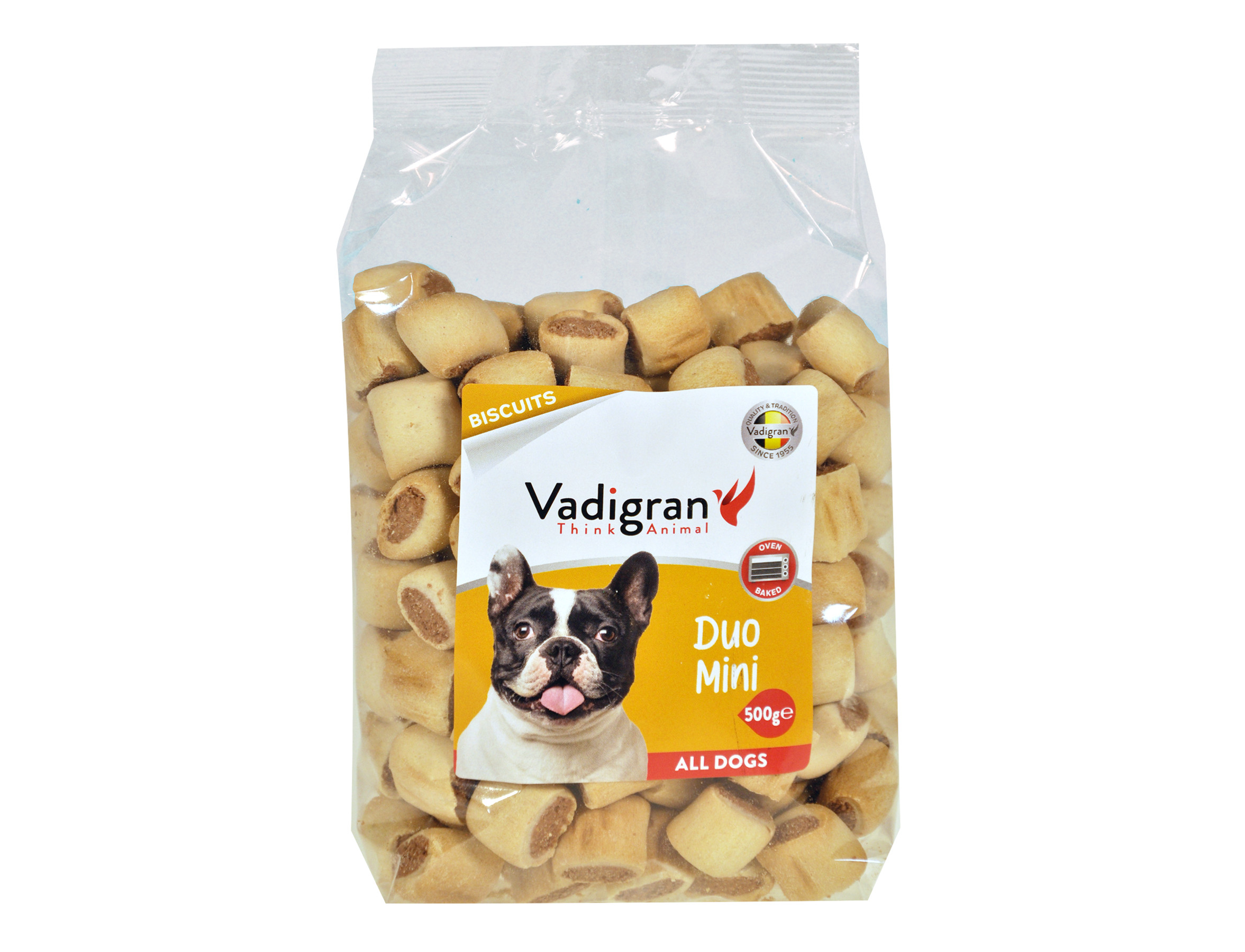 Vadigran Snack dog Biscuits Duo Mini 500g
