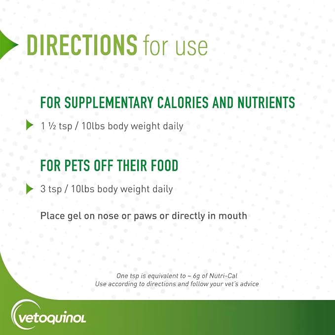 Vetoquinol Care Nutri-Cal Gel Appetite Supplement for Dogs & Cats 120g