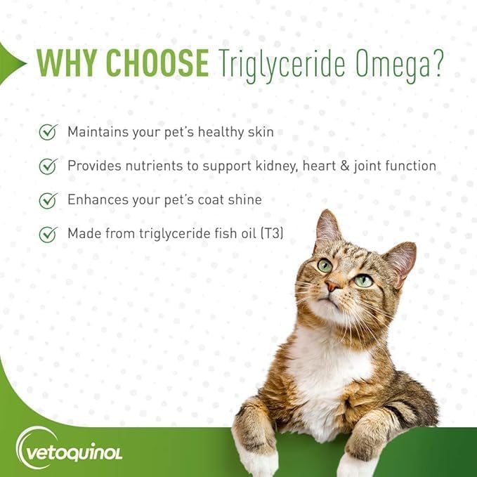 Vetoquinol Tri-Omega Capsules for Medium Dogs 60 Capsules