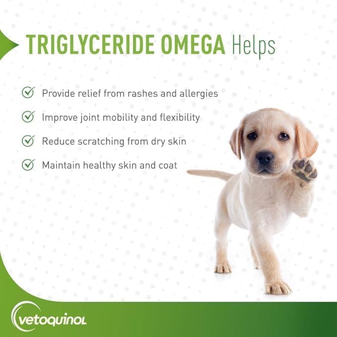 Vetoquinol Tri-Omega Capsules for Medium Dogs 60 Capsules