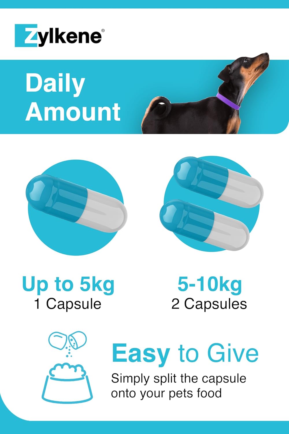 Vetoquinol Zylkene 75mg 20 Capsules