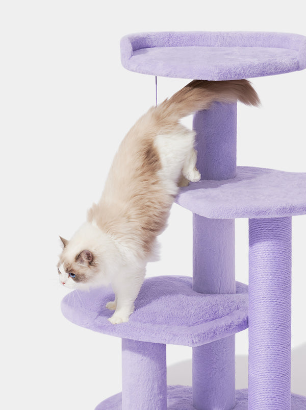 VETRESKA Heartpurrple Cat Climber（Four Platforms)
