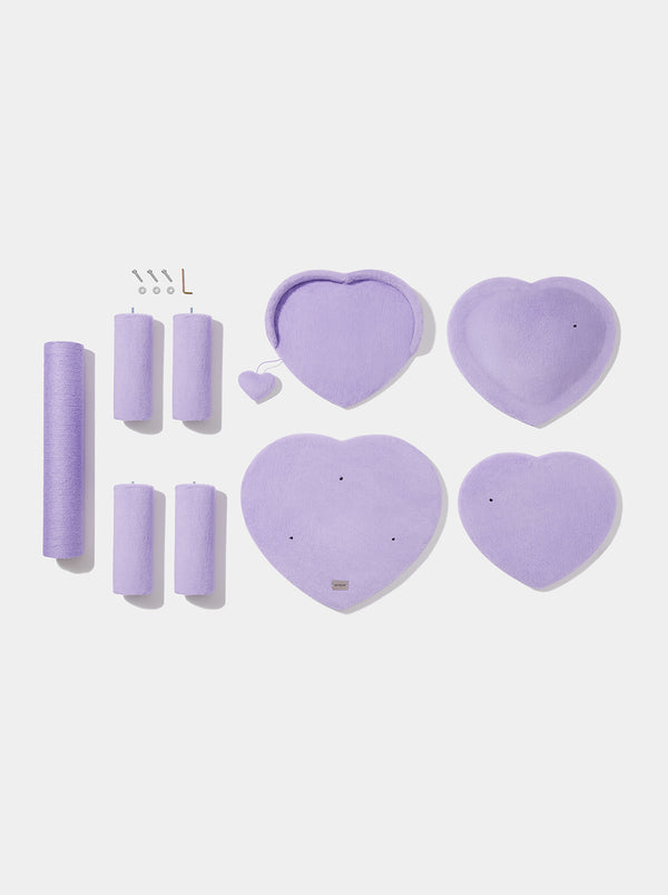 VETRESKA Heartpurrple Cat Climber（Four Platforms)