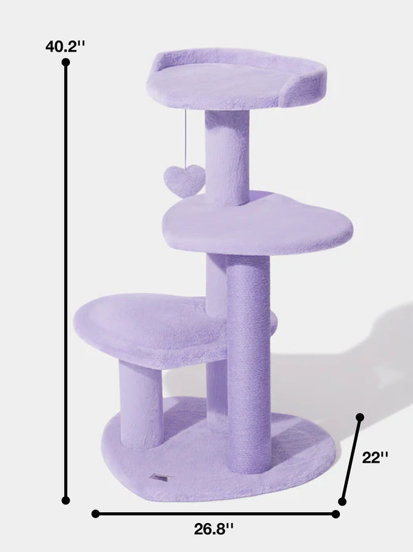 VETRESKA Heartpurrple Cat Climber（Four Platforms)