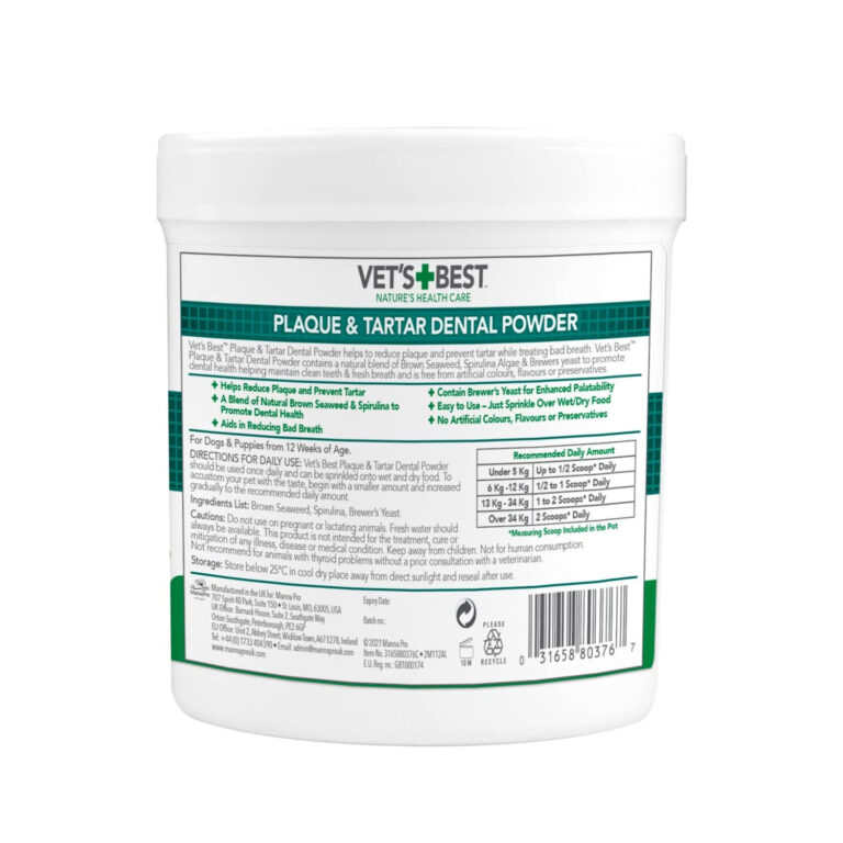Vet's Best Advanced Dental Powder Dog 90G