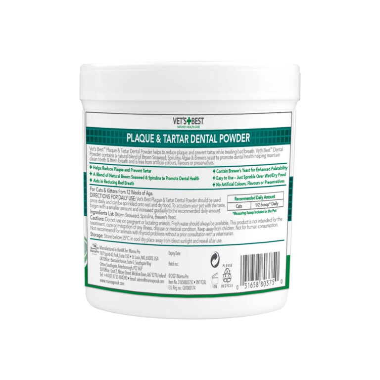 Vet's Best Advanced Dental Powder For Cats – 45G