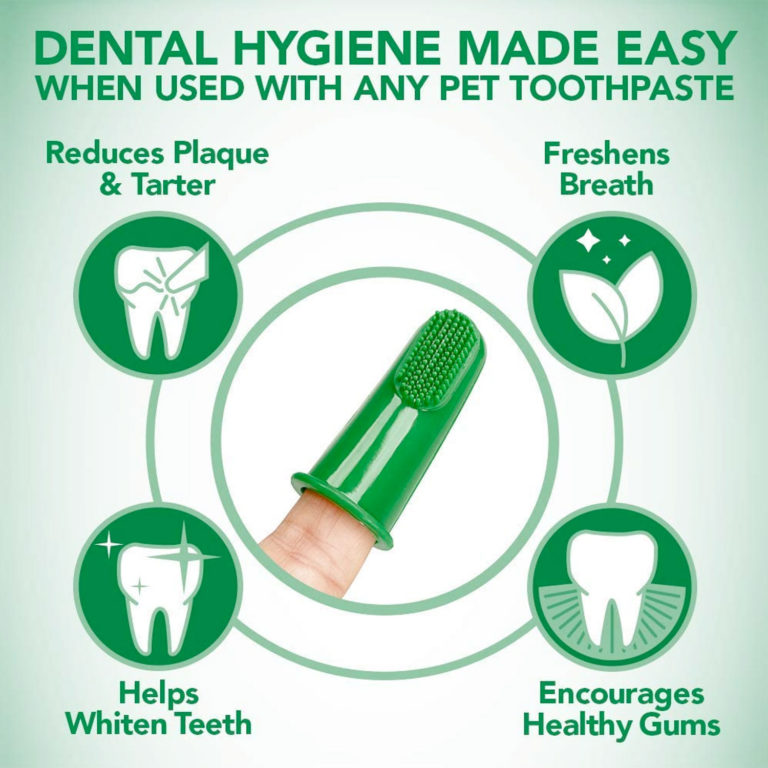 Vet's Best Puppy Toothpaste With Silicon Finger Brush