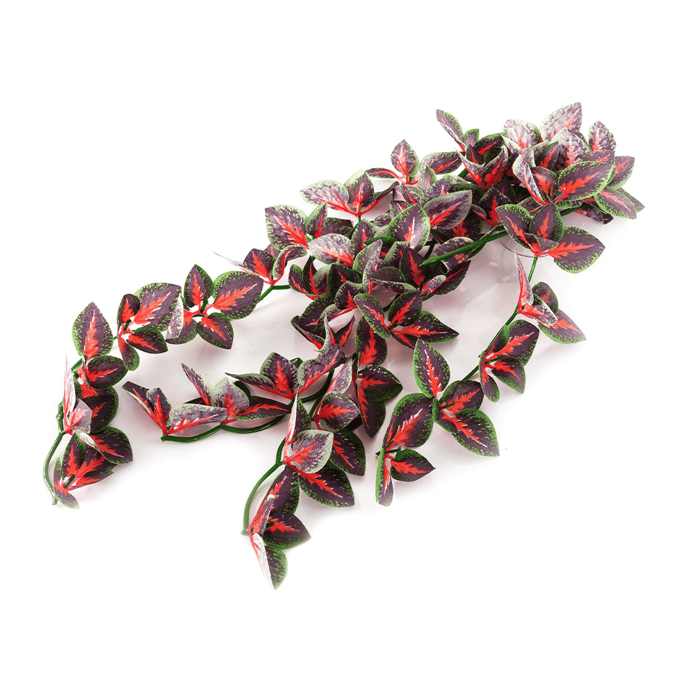 Wacool Folium Perillae Leaves Tiffany Artificial Terrarium Plant