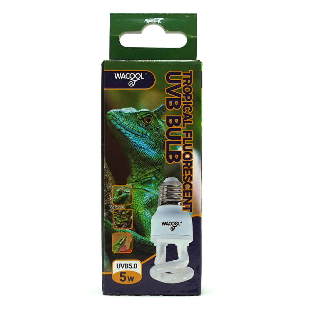Wacool Mini (UVB5.0) Fluorescent UVB Bulb 5W