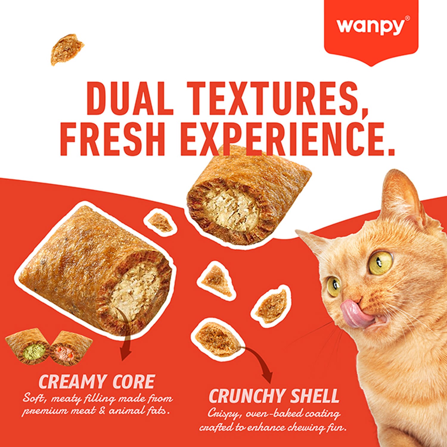 Wanpy Duck Jerky Dumbbells 100g