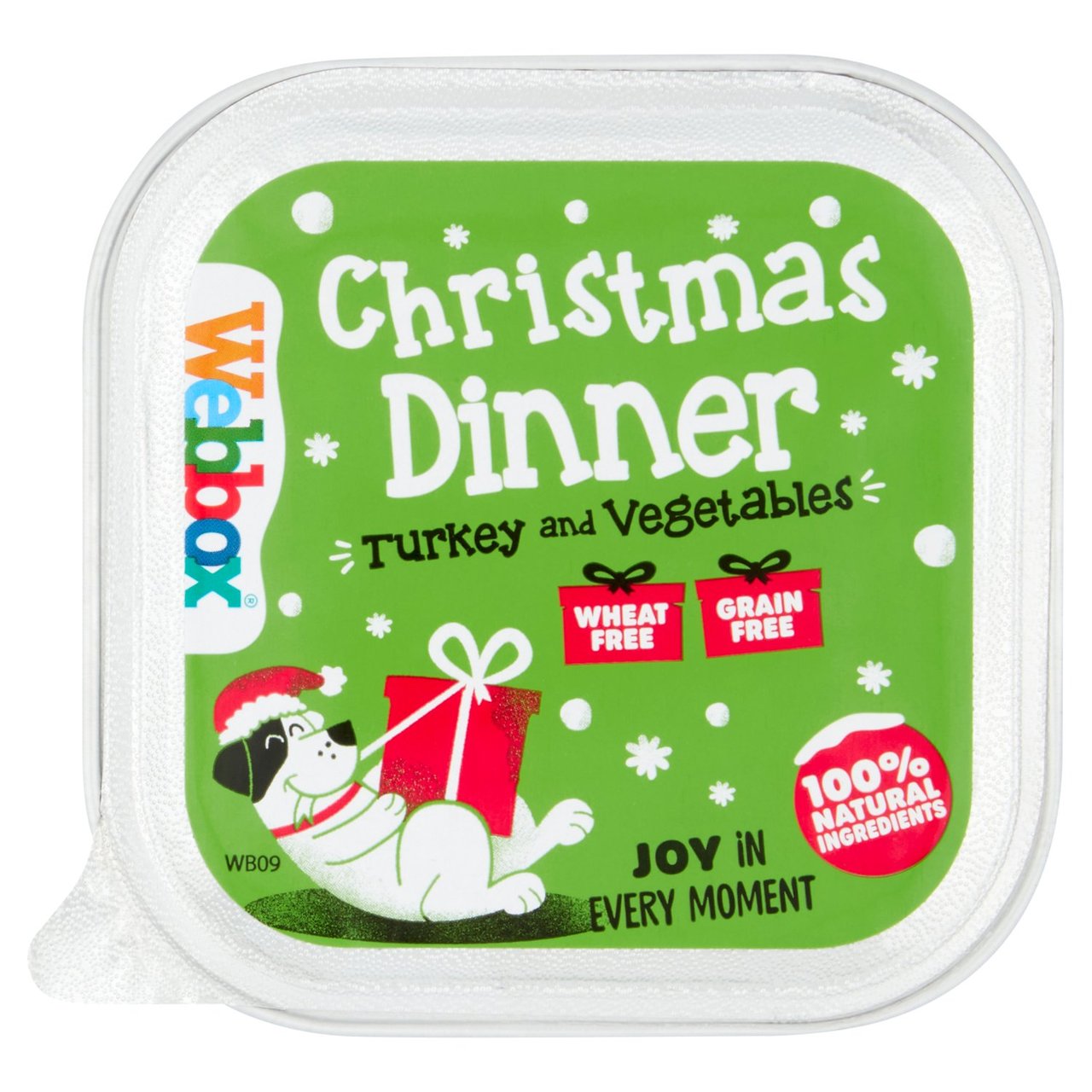 Webbox Festive Dog Christmas Dinner with Turkey& Cranberry 30g