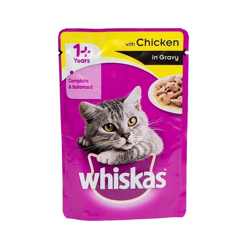 Whiskas Chicken Gravy wet food 80g - Pack of 12