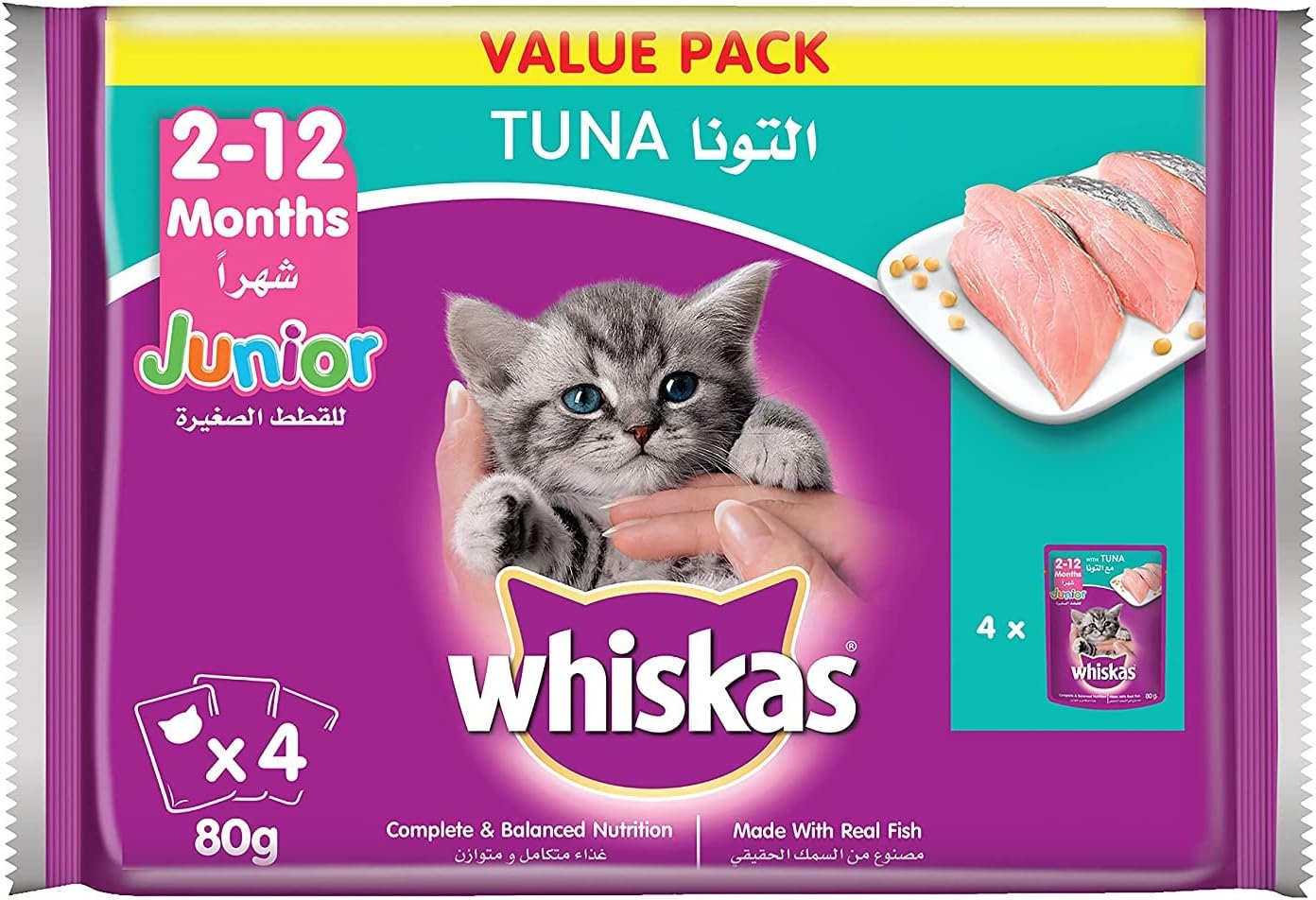 Whiskas Kitten Tuna 80g - Pack of 24