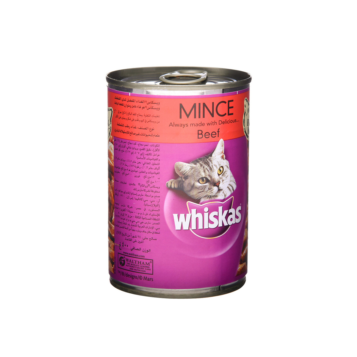 Whiskas Tasty Mince Beef 400G - Pack of 24