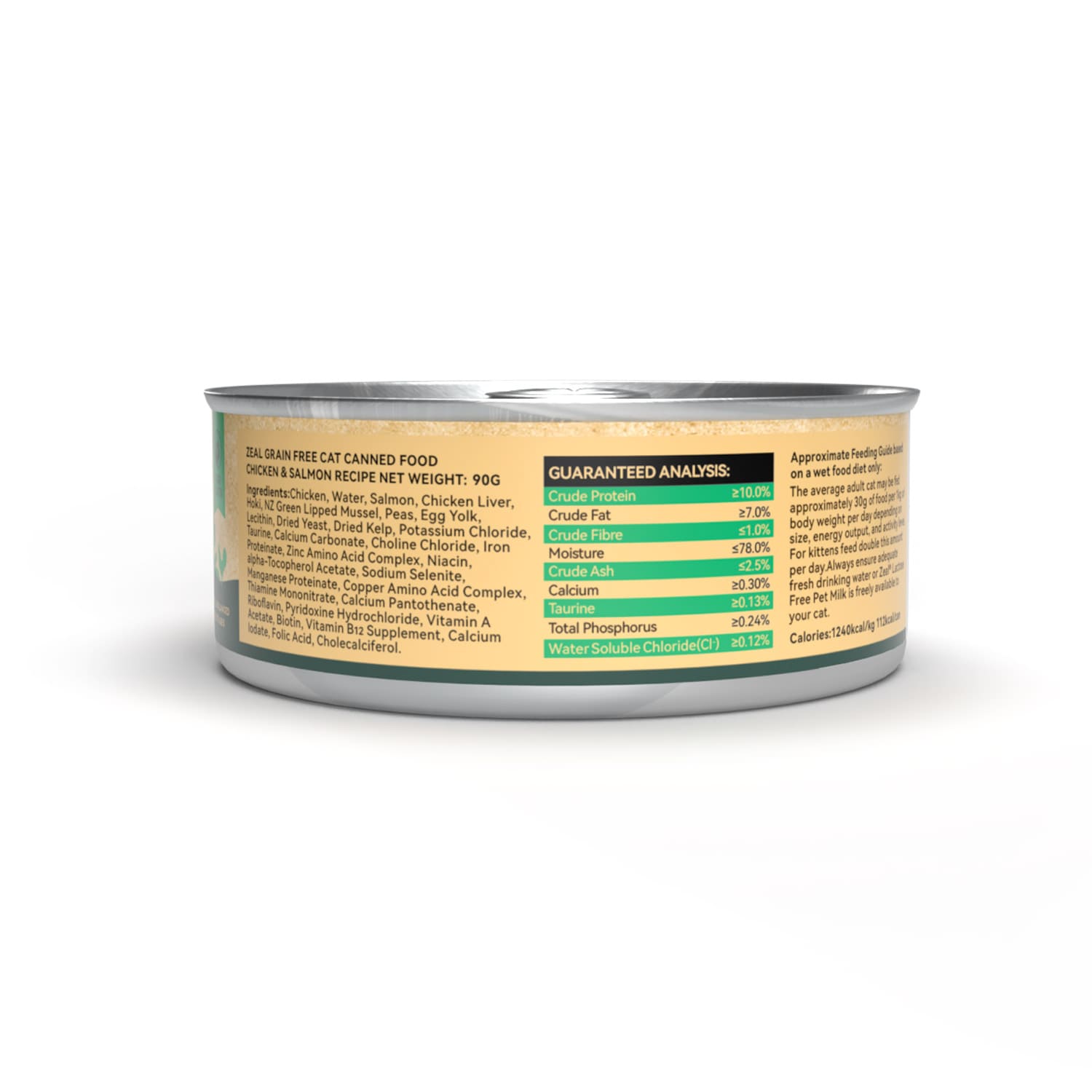 Zeal Grain Free Canned Cat Food 90g - Chicken & Salmon