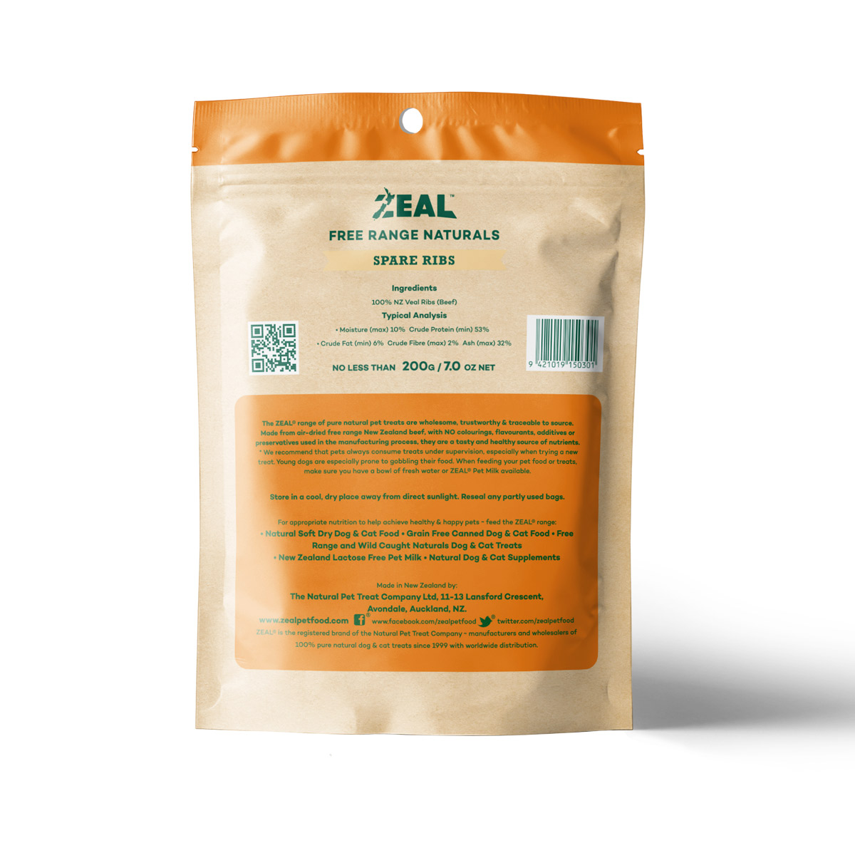 Zeal Spare Ribs 200g