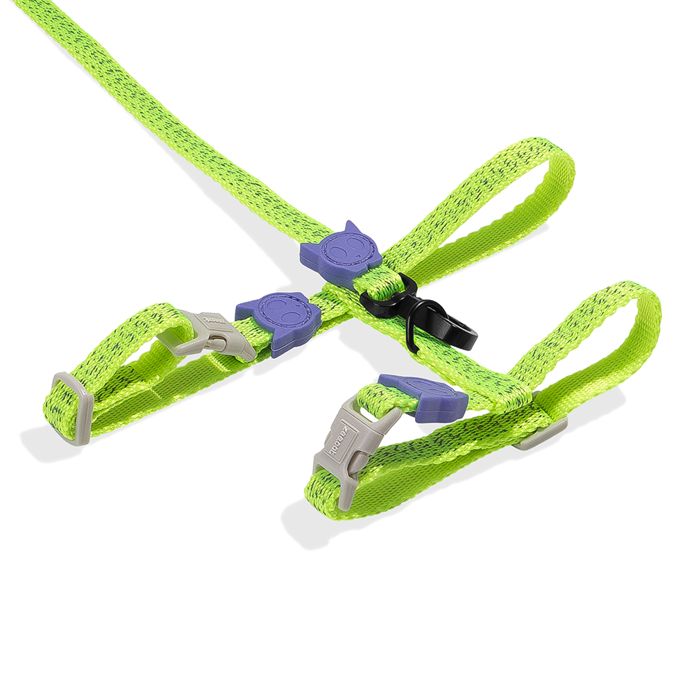 Zee.Cat Nox Lumen Harness & Leash Set
