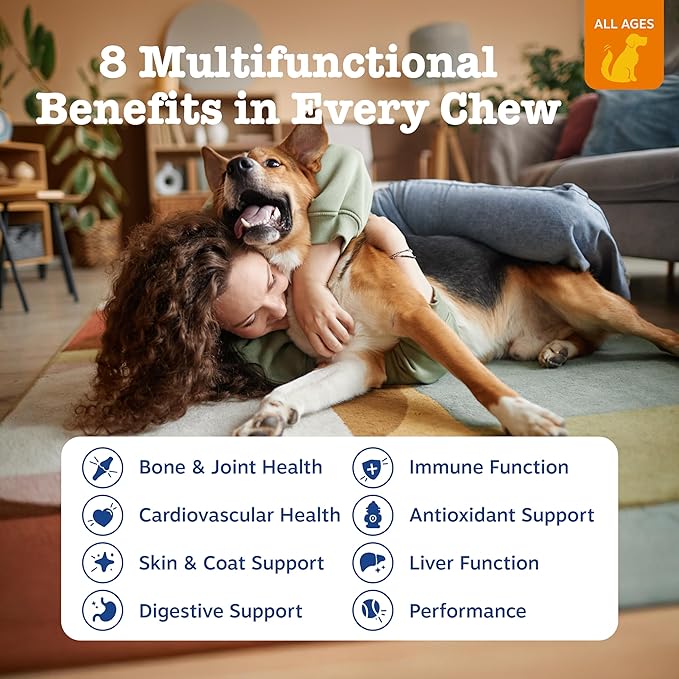 Zesty Paws 8-in-1 Multivitamin Bites – Chicken (90 Count)