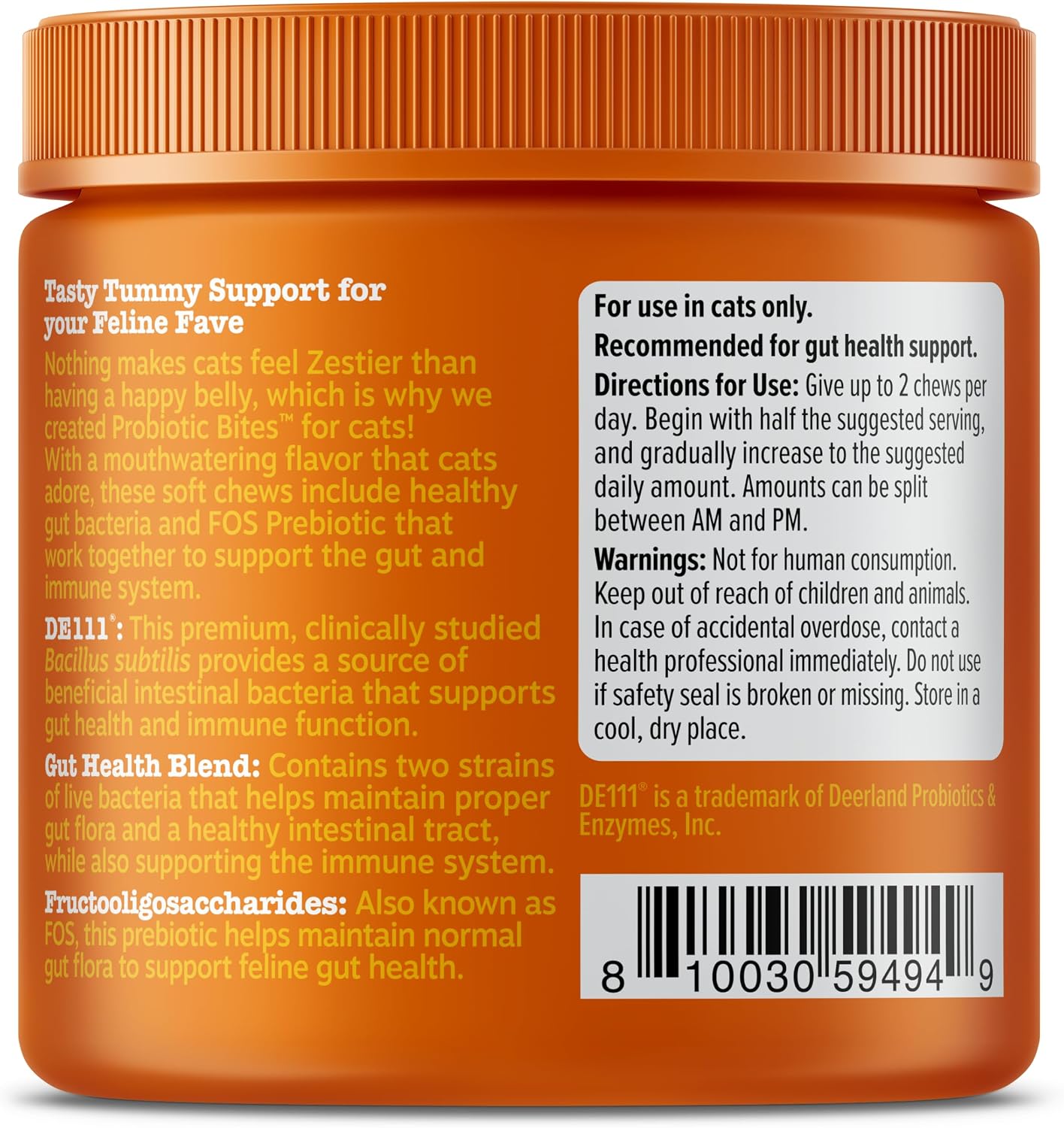Zesty Paws Cat Probiotic Bites – Chicken (60 Count)