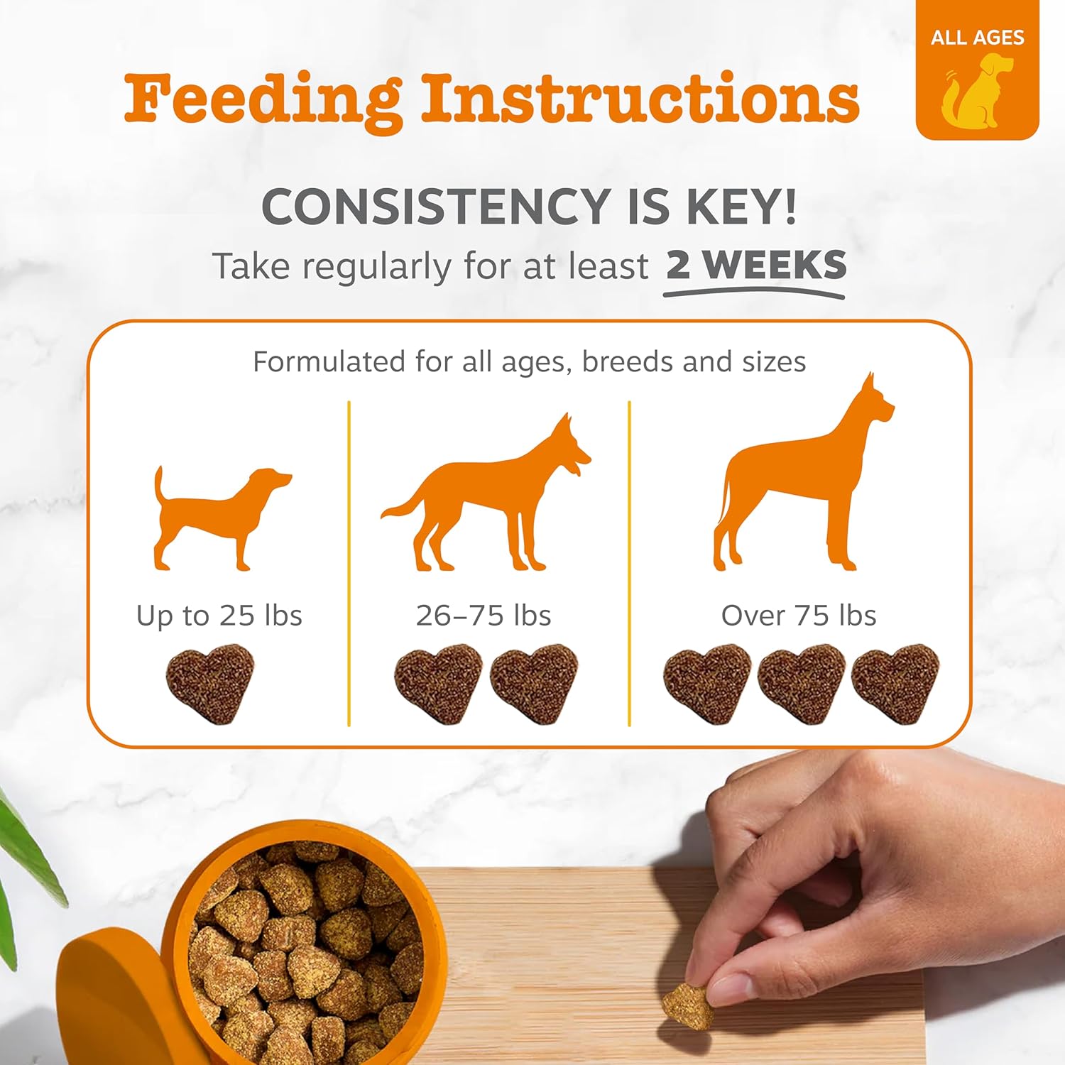 Zesty Paws Probiotic Bites – Pumpkin (90 Count)